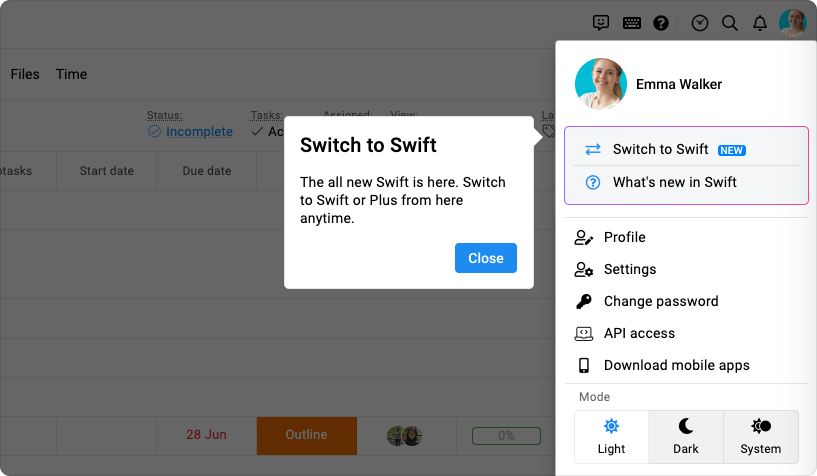 Switch to Swift